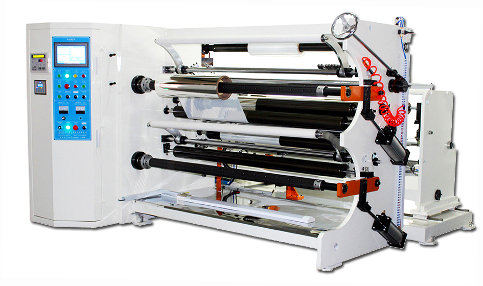 Release film and protective film slitting machine Release film and protective film slitting machine